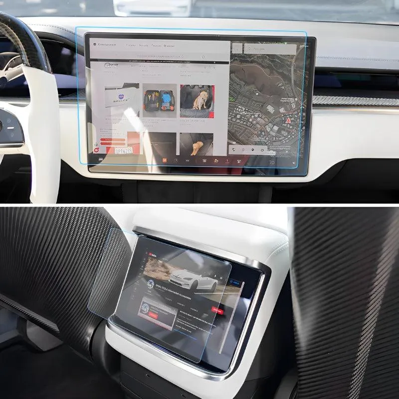 Model S/X Edzett üveg képernyővédő fólia Tesla (2021+)