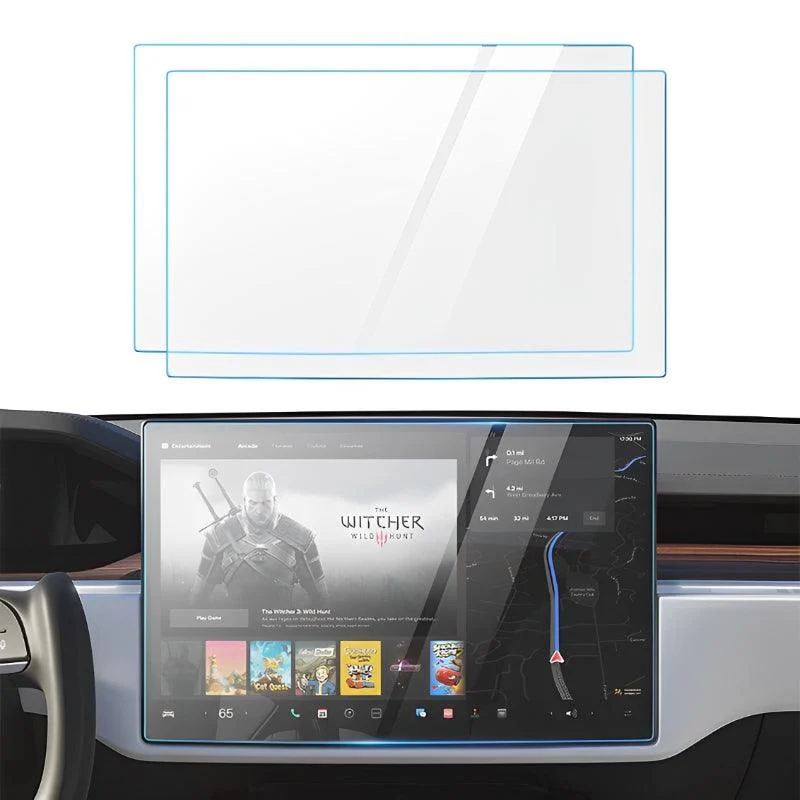 Model S/X Edzett üveg képernyővédő fólia Tesla (2021+)