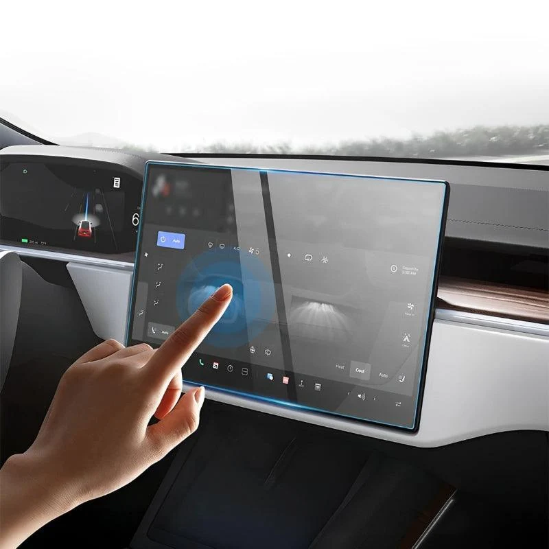 Model S/X Edzett üveg képernyővédő fólia Tesla (2021+)