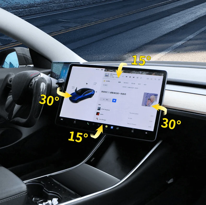 Tesla Model I & Model 3 képernyő forgó konzol (2017-2023)