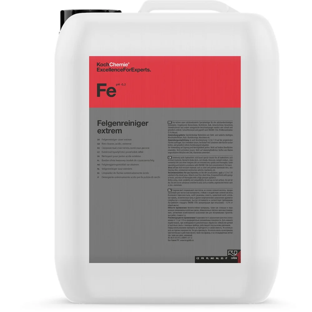 Felni tisztító Koch Chemie Fe Felgenreiniger Extrem, 11kg