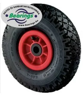 Alapkerék 260 D10.260 tömlős fekete hosszbordás terhelhető: 170kg (BS)