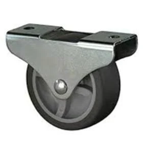 Bútorgörgő 50 E51.050 talpas horganyzott fekete terhelhető: 50kg (BS)