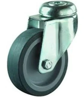 Hátfuratos kerék 100 A301.A80.100 forgó villa szürke terhelhető: 70kg (BS)