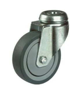 Hátfuratos kerék 100 A301.A85.100 forgó villa szürke terhelhető: 70kg (BS)