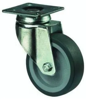 Talpas kerék 100 A100.A80.100 forgó villa szürke terhelhető: 65kg (BS)