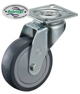 Talpas kerék 100 A300.A85.100 forgó villa szürke terhelhető: 70kg (BS)