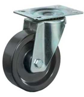 Talpas kerék 100 L400.B20.101 forgó villa fekete hőálló terhelhető: 150kg (BS)