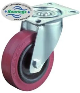 Talpas kerék 100 L400.B21.101 forgó villa barna -40°C és +270°C terh: 80kg (BS)