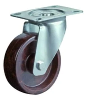 Talpas kerék 100 L400.B23.100 hőálló barna 350°C terhelhető. 150kg (BS)