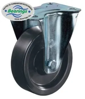Talpas kerék 100 L410.B20.100 fix villa fekete -40°C+270°C terh:150kg (BS)