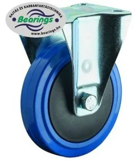 Talpas kerék 100 L410.B62.101 fix villa kék terhelhető: 150kg (BS)