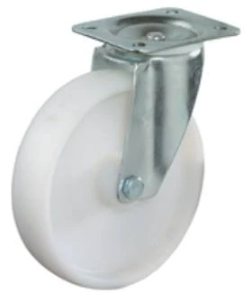 Talpas kerék 125 L400.B10.125 forgó villa PA fehér terhelhető: 175kg (BS)