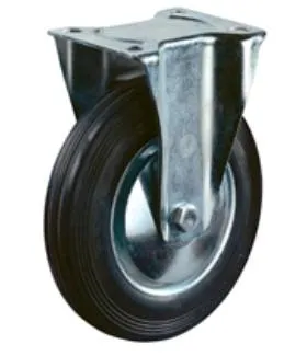 Talpas kerék 125 L410.B55.126 fix fekete terhelhető: 100kg (BS)