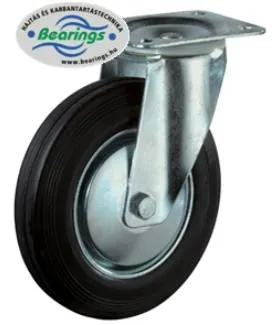 Talpas kerék 140 L400.B55.141 forgó villa fekete terhelhető: 115kg (BS)