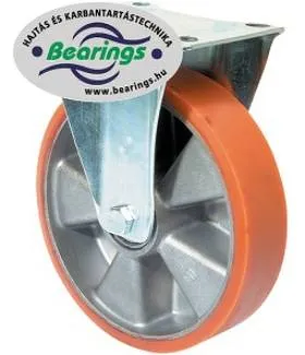 Talpas kerék 150 L410.B90.150 fix villa PU barna terhelhető: 250kg (BS)