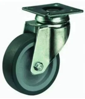 Talpas kerék 75 A300.A80.075 forgó villa szürke terhelhető: 60kg (BS)