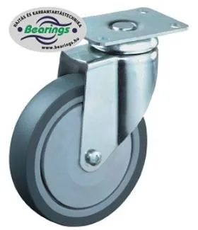 Talpas kerék 80 C100.A85.081 forgó villa szürke terhelhető: 80kg (BS)