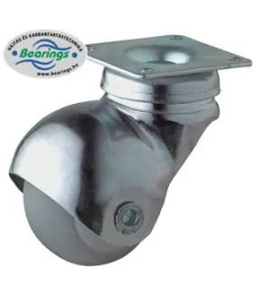 Talpas kerék 40 F60.040 forgó villa szürke terhelhető: 30kg (BS)
