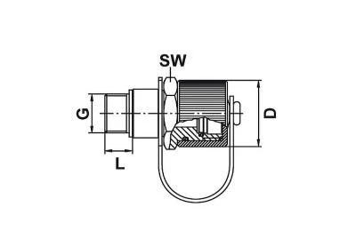 Gyorstöltő adapter feltöltő pumpához M 22 x 1,5