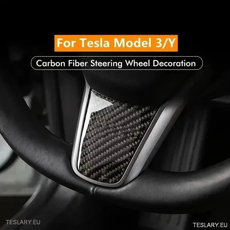 Tesla 3/y kormányzó szénszálas stílusú burkolat