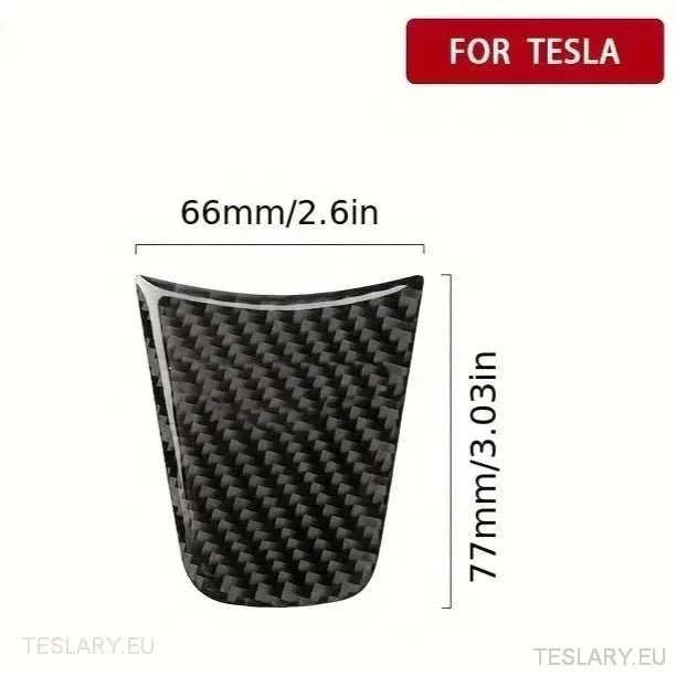 Tesla 3/y kormányzó szénszálas stílusú burkolat