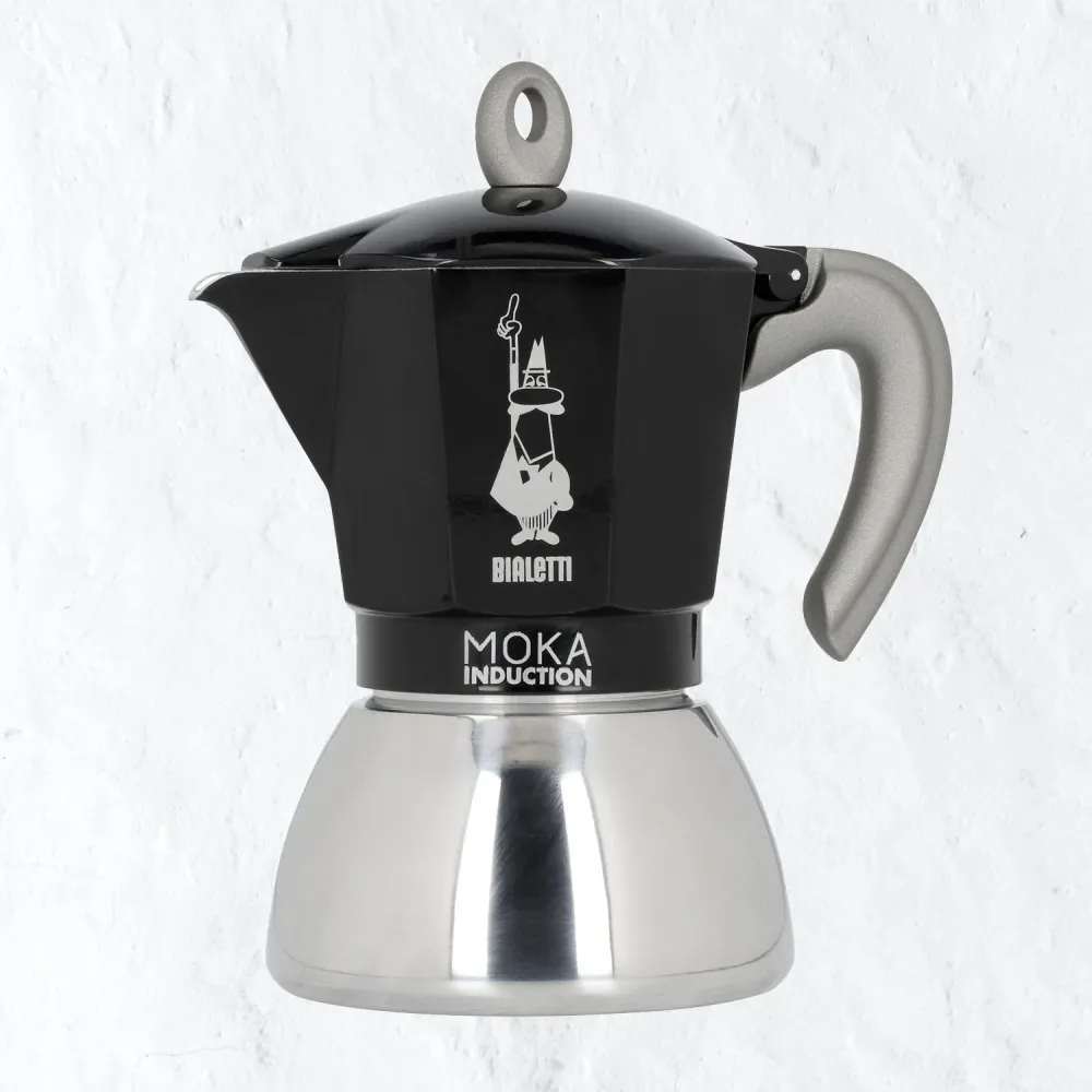 Bialetti Moka Induction - 4 személyes - fekete