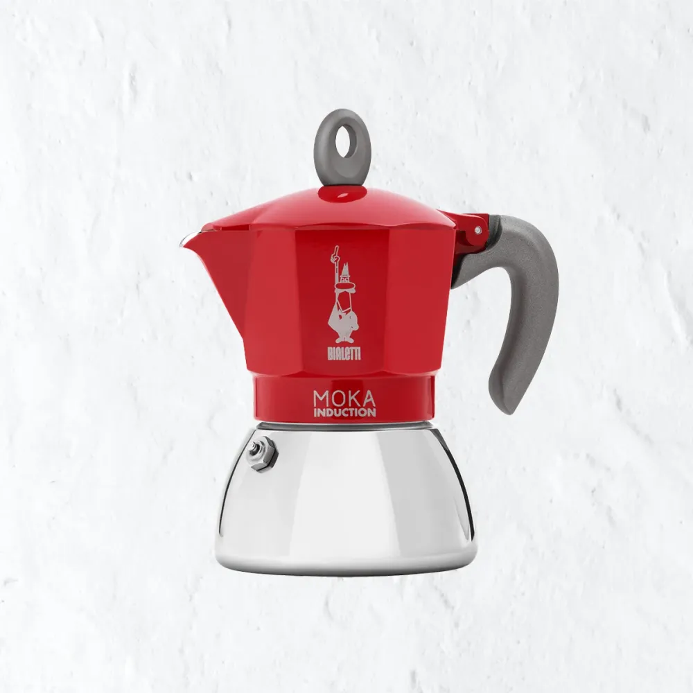 Bialetti Moka Induction - 2 személyes - piros