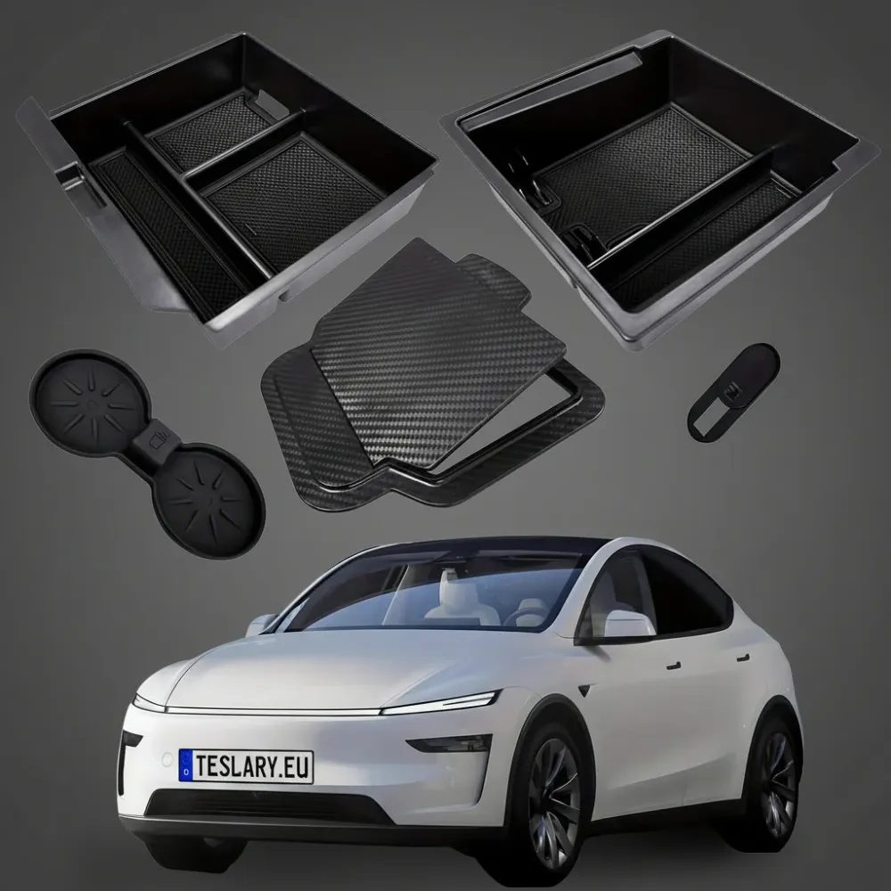 5db/beállított középkonzol szervező tálca Tesla modellhez Y Juniper & Model 3+ Highland