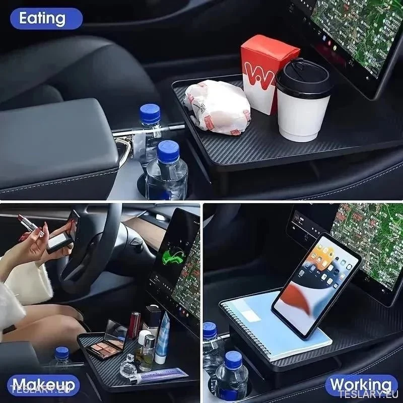 Középső konzol tálca Tesla 3/Y modellhez