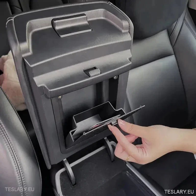 Tesla 3/y kartámasz rejtett tárolás