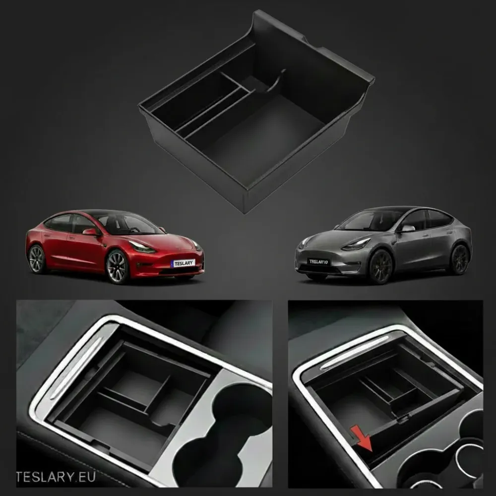 Tesla modell 3/y középkonzol elülső szervező tálca