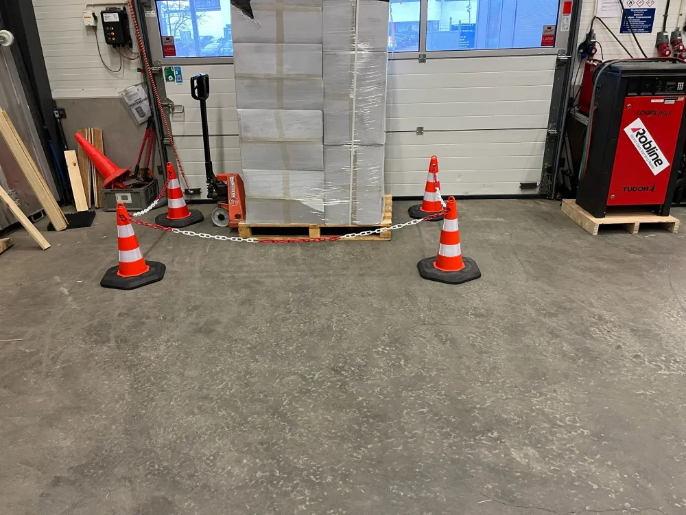 50 cm PVC Közlekedési bója - dupla fényvisszaverő