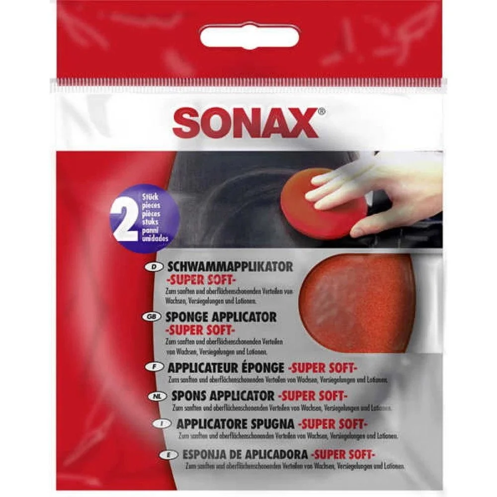Sonax szivacsos applikátor, szuper puha, 2 db-os készlet