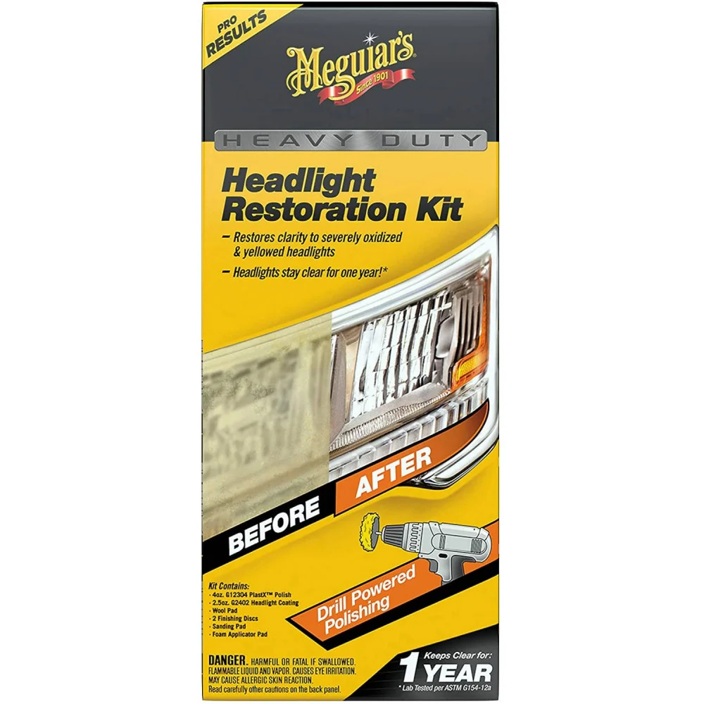 Fényszóró-helyreállító készlet Meguiar Heavy Duty