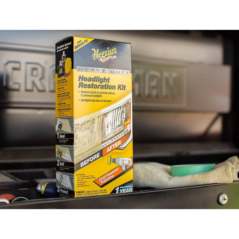 Fényszóró-helyreállító készlet Meguiar Heavy Duty