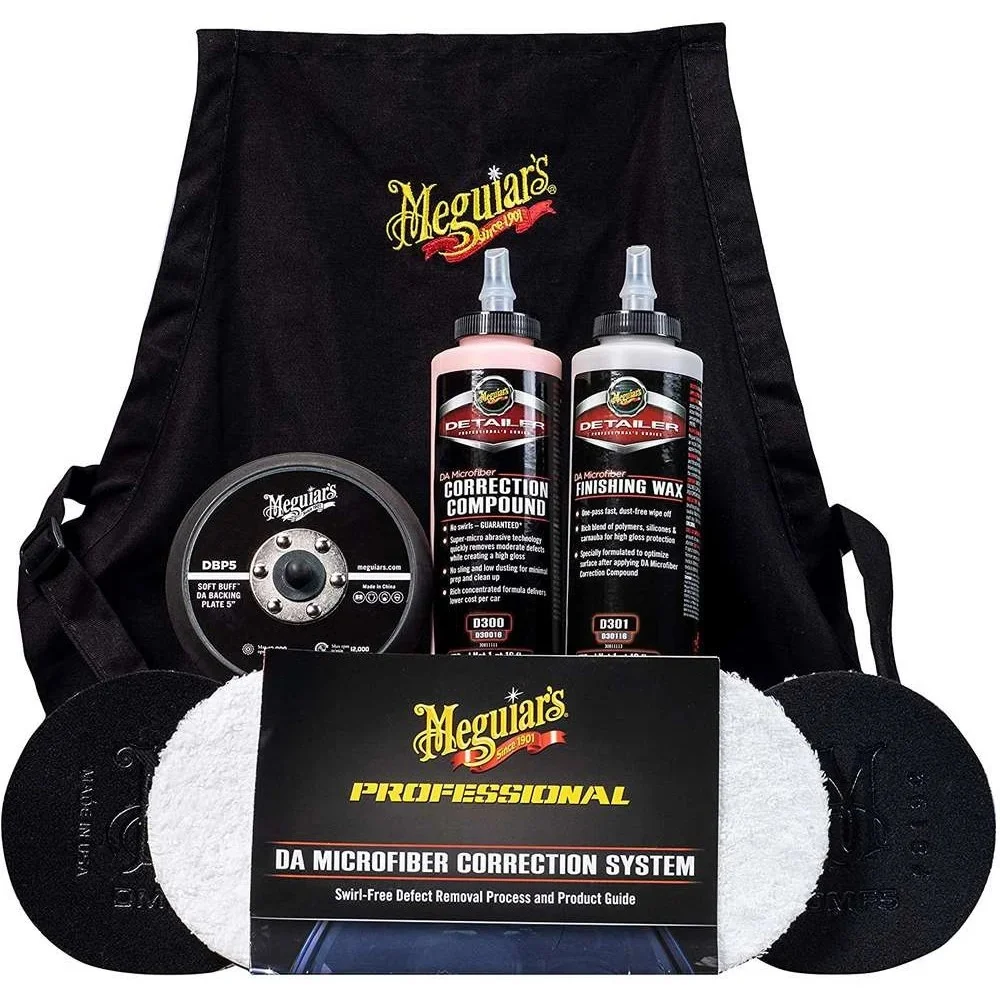 Lengyel indítókészlet Meguiar DA mikroszálas korrekciós rendszere, 140 mm
