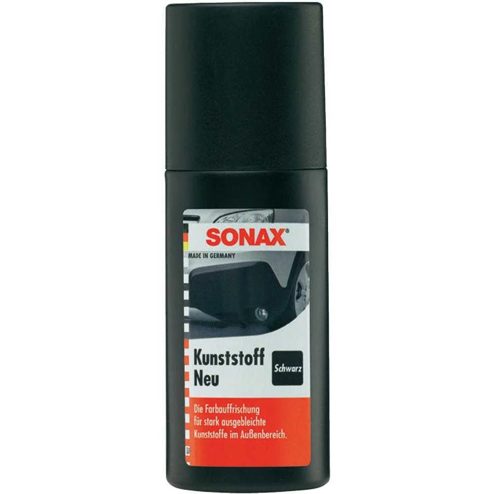 Sonax műanyag restaurátor, fekete, 100 ml
