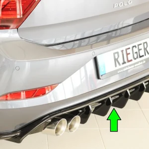 Rieger Diffúzor VW Polo GTI AW 2021+ - Magasfényű Fekete