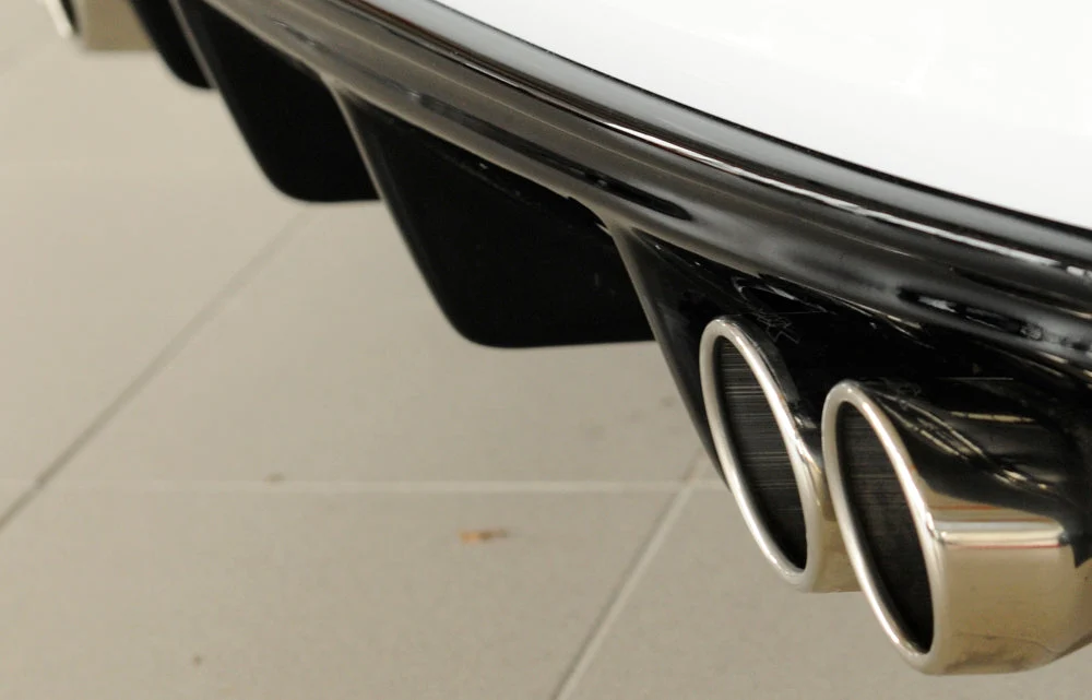 Rieger hátsó diffúzor betét (S3) Audi A3 8V Sportback - Magasfényű fekete