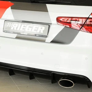 Rieger hátsó diffúzor betét (RS3 stílus) Audi A3/S3 8V Sportback