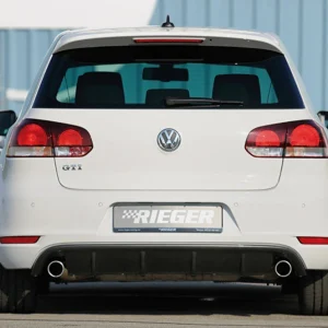 Rieger hátsó diffúzor betét Volkswagen Golf MK6 GTI - Magasfényű fekete