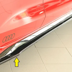 Rieger Oldalsó Szoknyák Audi S3, A3 S-Line 8Y 2020+ - Magasfényű Fekete