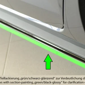 Rieger Oldalsó Szoknyák VW Polo GTI AW 2017+ - Magasfényű Fekete