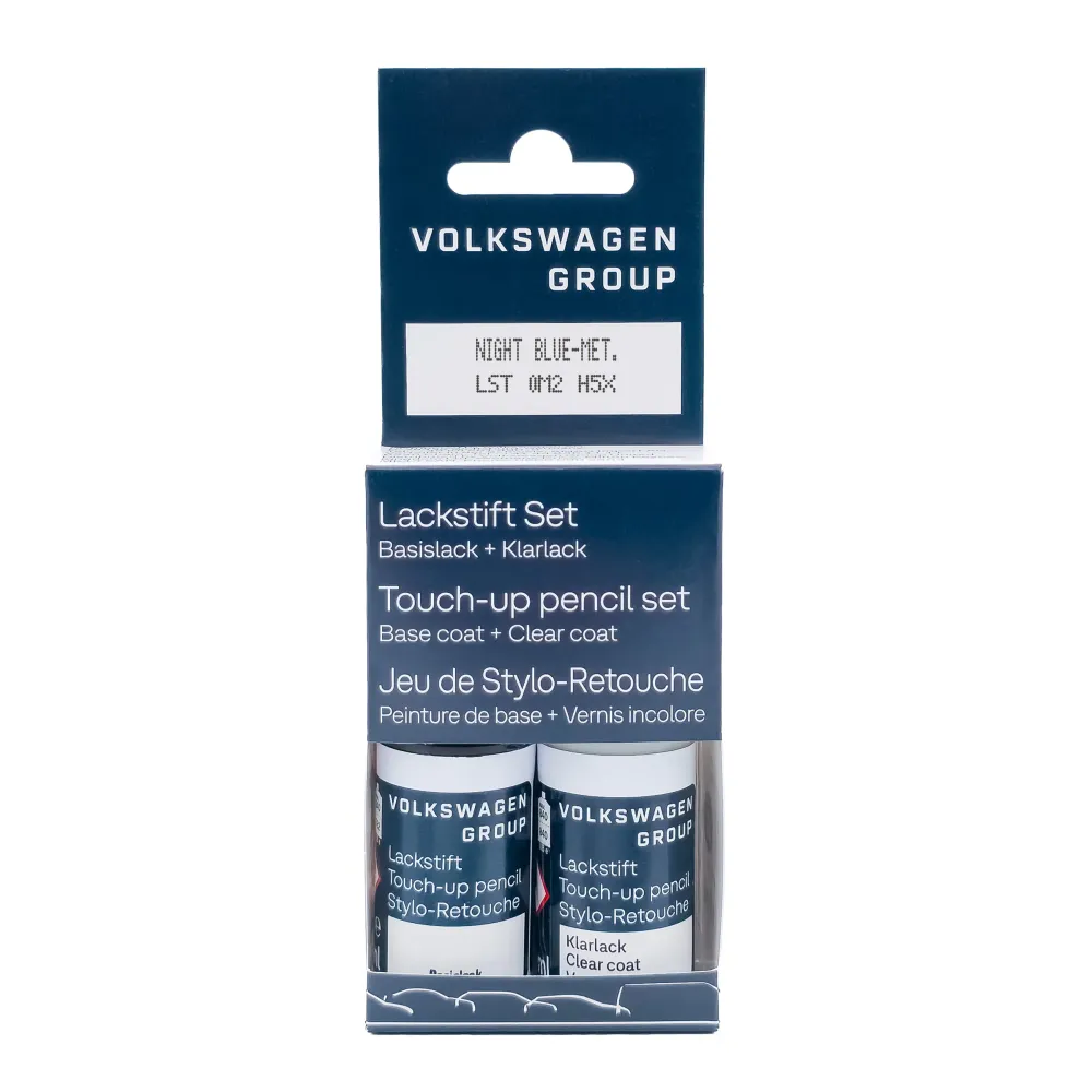 VW Touch-up stick színkód H5X Touch-up stick készlet - Éjjeli kék - Atlantiszkék metál LST0M2H5X