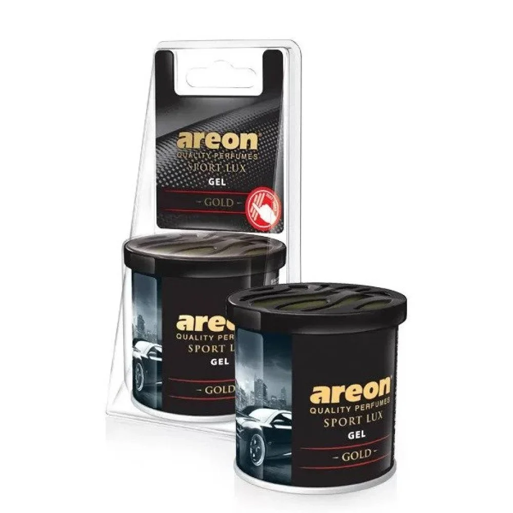 Areon Sport Lux autós légfrissítő gél, Gold