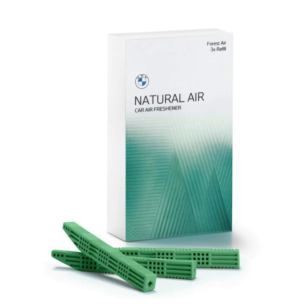 Autós légfrissítő utántöltő BMW Natural Air Forest Air, 3 db