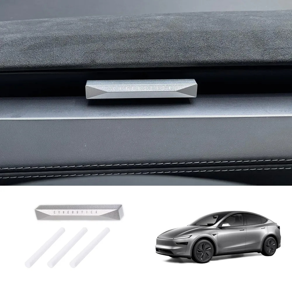Cybertruck stílusú műszerfali légfrissítő Tesla Model Y Juniper 2025+/Model 3 Highland 2024+ autókhoz