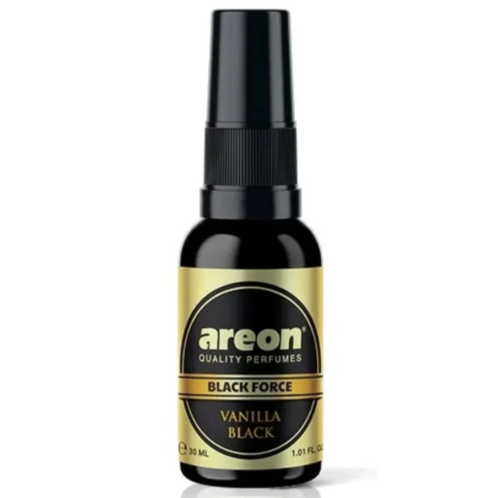 Koncentrált Légfrissítő Areon Black Force, Vanília Fekete, 30ml
