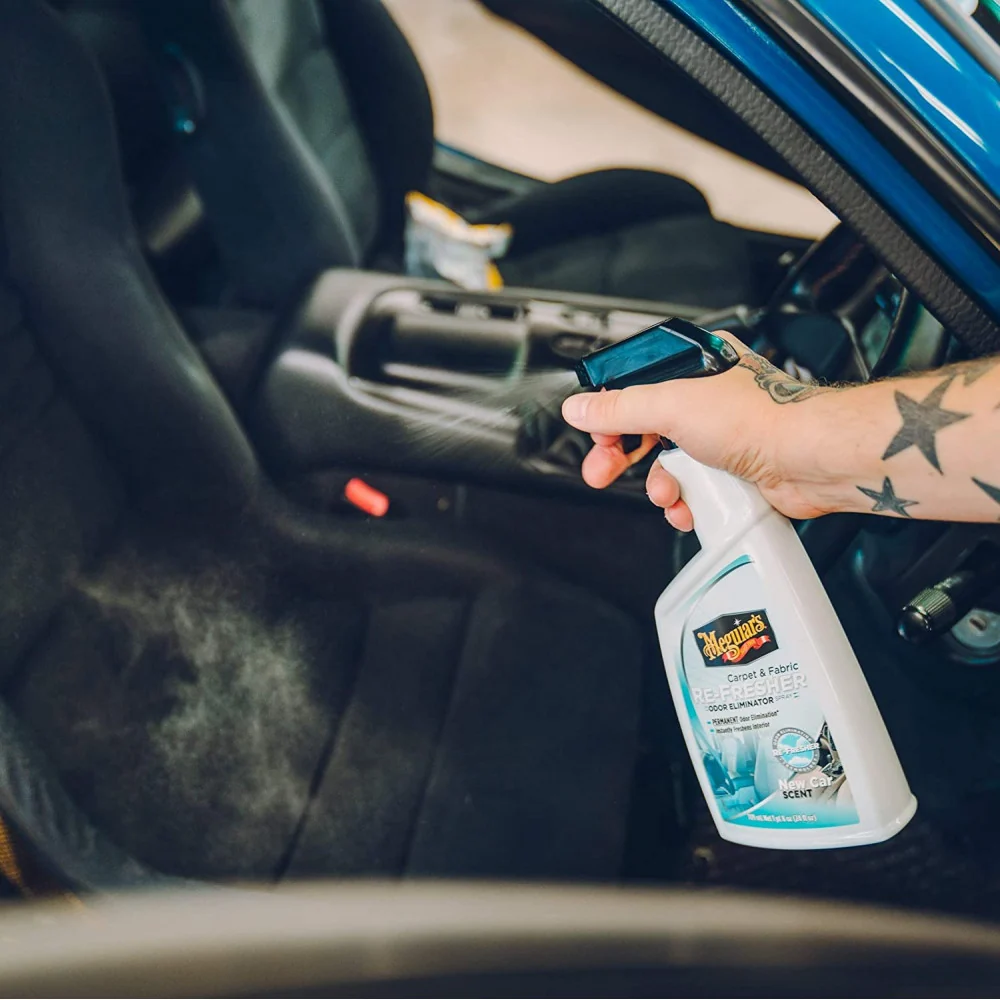 Szagtalanító spray Meguiar's szőnyeg- és ruhafrissítő, 709 ml